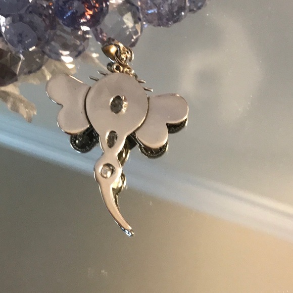 Gorgeous  Herkimer Diamond dragonfly pendant! - Picture 3 of 3